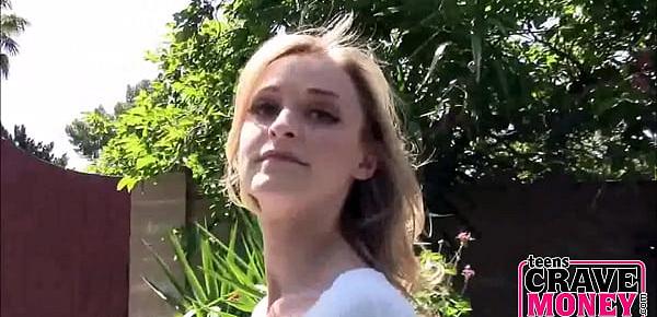  Skinny Homeless Teen Emma Hix Sucks And Fucks For Money